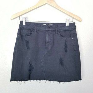 celebrity pink frayed hem skirt size 25 black Pencil Skirt Straight Slim